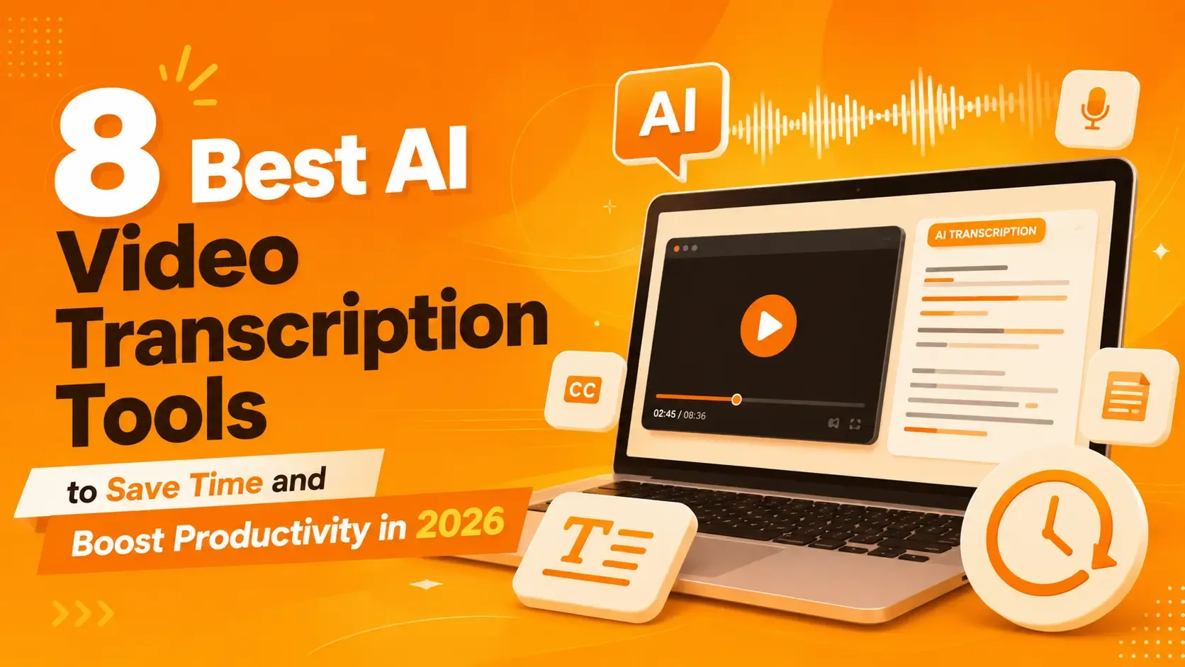 8 Best AI Video Transcription Tools in 2026